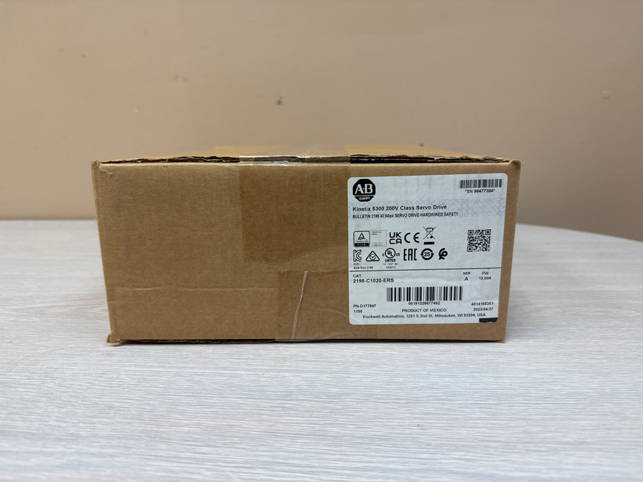 Allen-Bradley 2198-C1020-ERS Kinetix 5300 2kW 200V Servo Drive EtherNet/IP