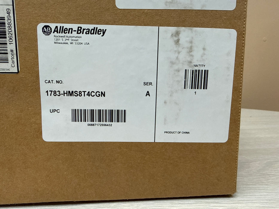 NEW Surplus Allen-Bradley 1783-HMS8T4CGN Stratix 5400 12-Port Managed Ethernet Switch Layer 2