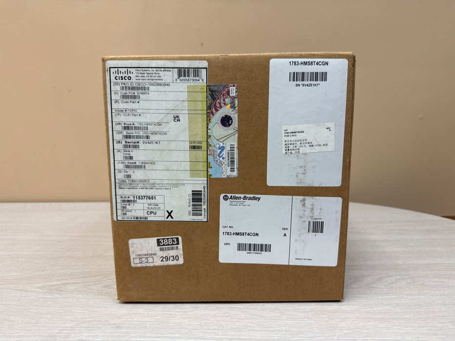 NEW Surplus Allen-Bradley 1783-HMS8T4CGN Stratix 5400 12-Port Managed Ethernet Switch Layer 2