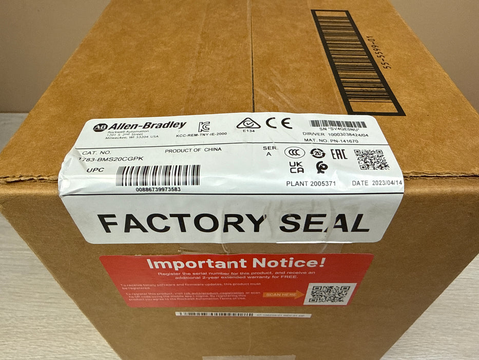 Allen-Bradley 1783-BMS20CGPK Stratix 5700 20-Port Managed Switch w/ Conformal Coating