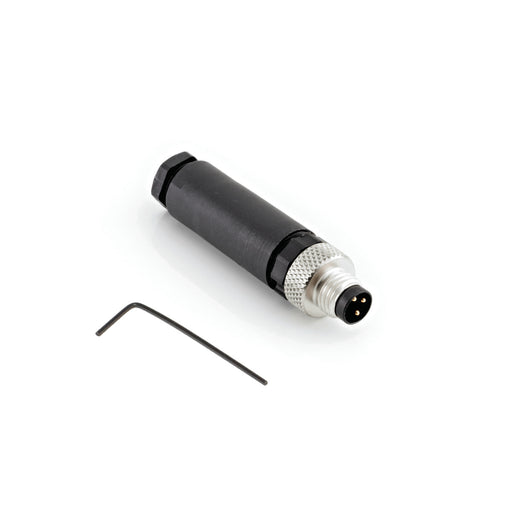 C-MS3KZ/SC – HTM Sensors Field Connector M8 A-Coded Male Straight 3 Pin
