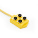 ASTR4-5/4AZ-3015 – HTM Sensors Distribution Block Single Occupancy 4x M12 Pre-wired 15 m PUR 110V