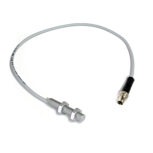 ECS1-0802P-A3U0.5/P8/TPE/PTFE-100C – HTM Sensors M8 Extended Range MetalHead Proximity Sensor Shielded 2 mm Range PNP NO 0.5 m Pigtail with M8