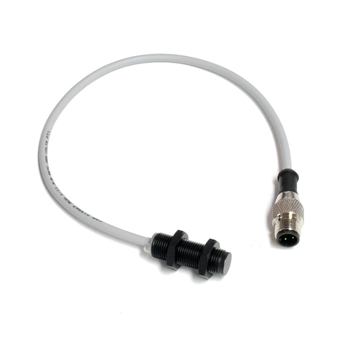 ECS1-1204P-A3S0.3/P12-PTFE-120C-WFI-TC4 – HTM Sensors M12 Prox 4 mm Sensing Range One Piece Titanium M12 Pigtail Connector with 0.3 m Cable 120 ºC