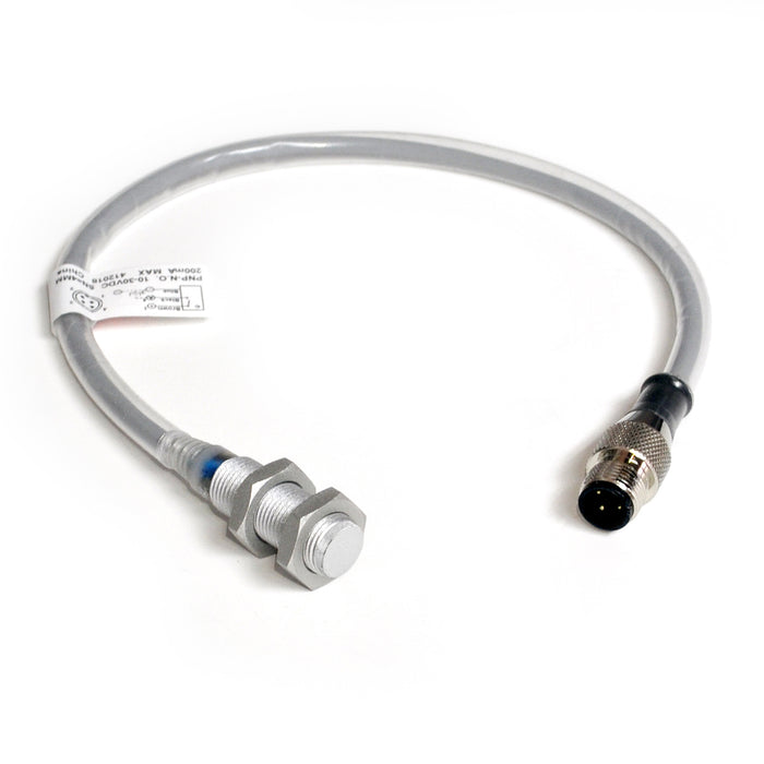 ECS1-1204C-A2S0.3/P12-PTFE-100C-S – HTM Sensors M12 Prox 4 mm Sensing Range DC 2 Wire 0.3 m Pigtail with M12 Connector 100 C Temperature