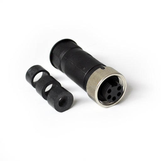 FC-78FS5P-PG9 – HTM Sensors Field Connector 7/8 Mini Female Straight 5 Pin