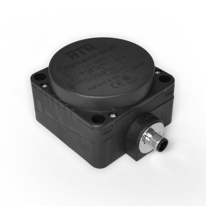 FQP2-8050U-C4UT – HTM Sensors Square Inductive Proximity Sensor Unshielded 50 mm AC/DC 2-wire NO + NC