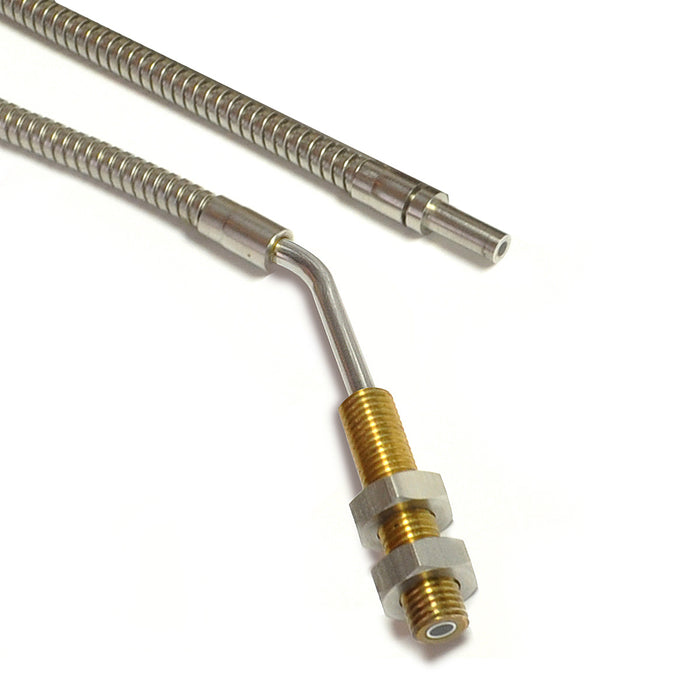 GT-TH516-3.2 – HTM Sensors Photoelectric Sensor Glass Fiber Optics Thru-Beam 3.2 mm Fiber Bundle 45 Degree Viewing Angle