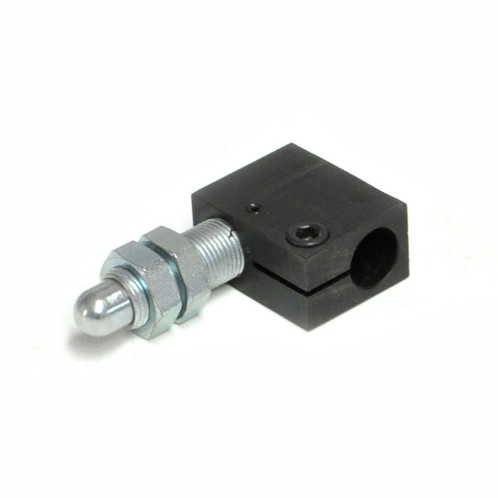 HBSA-A-12-50-12-R – HTM Sensors M12 Angled Banking Screw Adapter 50 mm Long Rounded for M12 Proximity Sensor