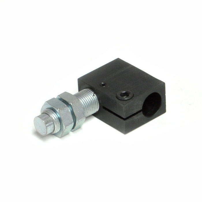 HBSA-A-12-50-12-H – HTM Sensors M12 Angled Banking Screw Adapter 50 mm Long Heavy Spring for M12 Proximity Sensor