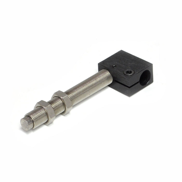 HBSA-A-12-75-12 – HTM Sensors M12 Angled Banking Screw Adapter 75 mm Long for M12 Proximity Sensor