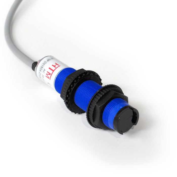 M18P-D0150A-DX9C3U2 – HTM Sensors M18 Photoelectric Plastic Body Diffused with 150mm Range Dark On Mode Prewired with 2m Cable