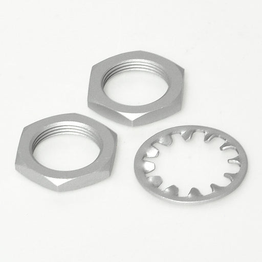 M18 PTFE NUTS WITH LOCKWASHER – HTM Sensors M18 PTFE Nuts with Lock Washer