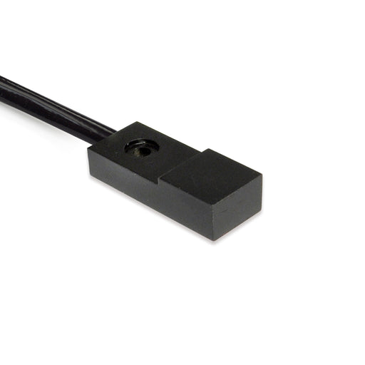 MQS1-1204P-A3U0.3/P8-PTFE-120C-WD – HTM Sensors Miniature MetalHead Flatpack Sensor 4 mm Range PNP NO 0.3 m M8 A-Coded Pigtail 120 ºC Rated