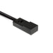 MQS1-1204P-A3U0.3/P8-PTFE-120C-WD – HTM Sensors Miniature MetalHead Flatpack Sensor 4 mm Range PNP NO 0.3 m M8 A-Coded Pigtail 120 ºC Rated