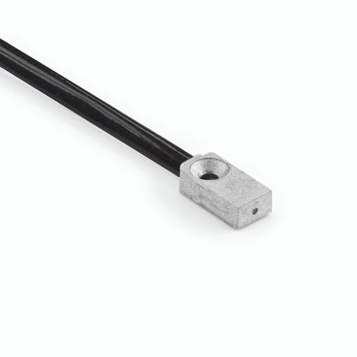 MQS1-8802N-A3U0.3/P12-PTFE-120C-WD – HTM Sensors Miniature MetalHead Flatpack Sensor 2 mm Range NPN NO 0.3 m M12 A-Coded Pigtail 120 ºC Rated