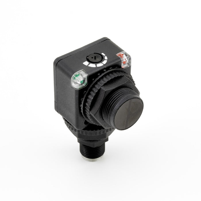 RP18-D0100P-SY6Q4UE-BS – HTM Sensors RP18 Photoeye Diffused BGS 100 mm Range 10-30V DC PNP Complementary Outputs M12