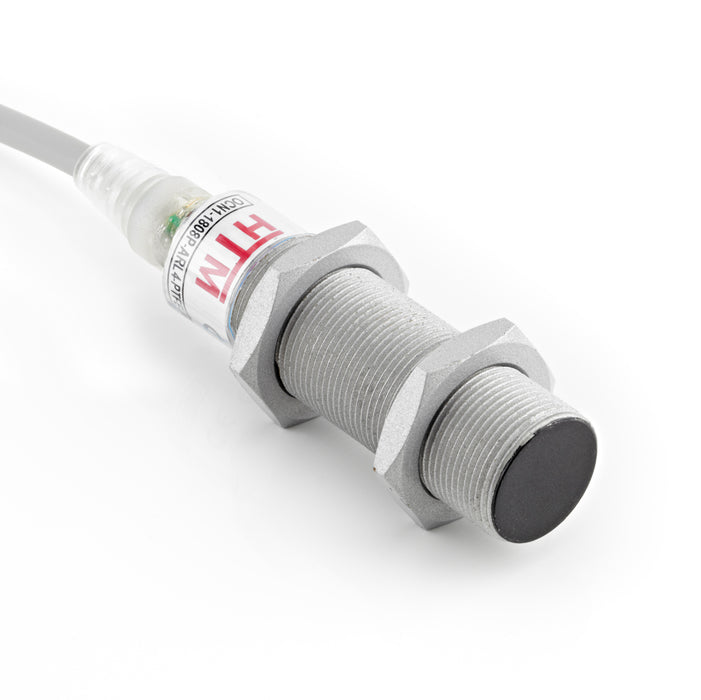 OCN1-1808N-B3L2-PTFE-100C – HTM Sensors M18 Extended Range Inductive Proximity Sensor Shielded 8 mm NPN NC 2 m Cable