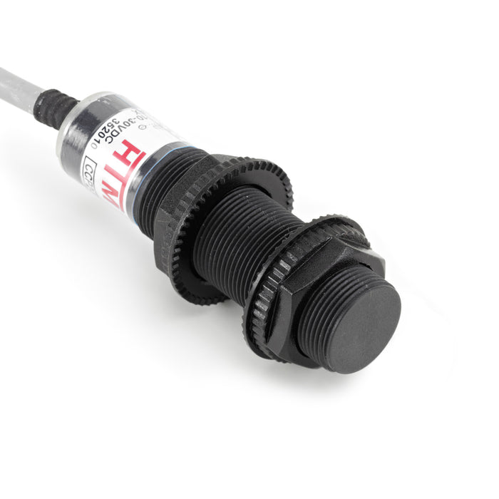 CCP1-1808N-A3U2 – HTM Sensors M18 Capacitive Proximity Sensor Shielded 2-8 mm NPN NO 2 m Cable