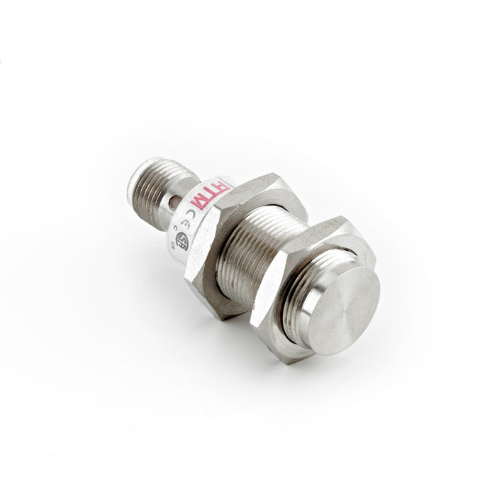 ECS1-1808P-ARS4 – HTM Sensors M18 MetalHead Extended Range Proximity Sensor Shielded 8 mm PNP NO M12 Connector
