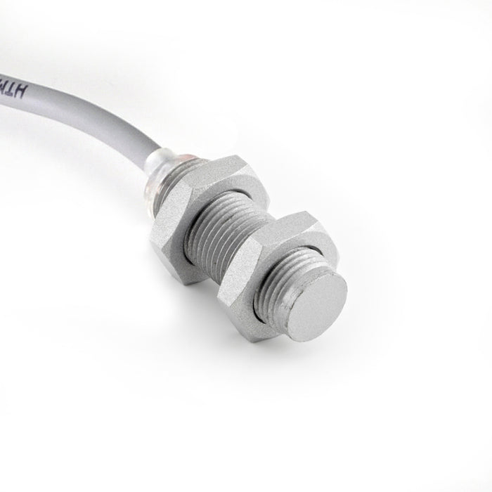 ECS1-1204N-A3S0.3/P12/TPE-PTFE-100C-S – HTM Sensors M12 Prox MetalHead 4mm Sensing Range NPN Short Body Pigtailed with M12 Connector