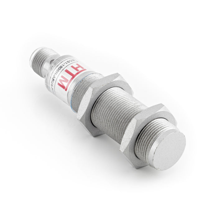 ECS1-1808N-ARU4-PTFE – HTM Sensors M18 MetalHead Extended Range Proximity Sensor Shielded 8 mm NPN NO M12x1 Quick Connect