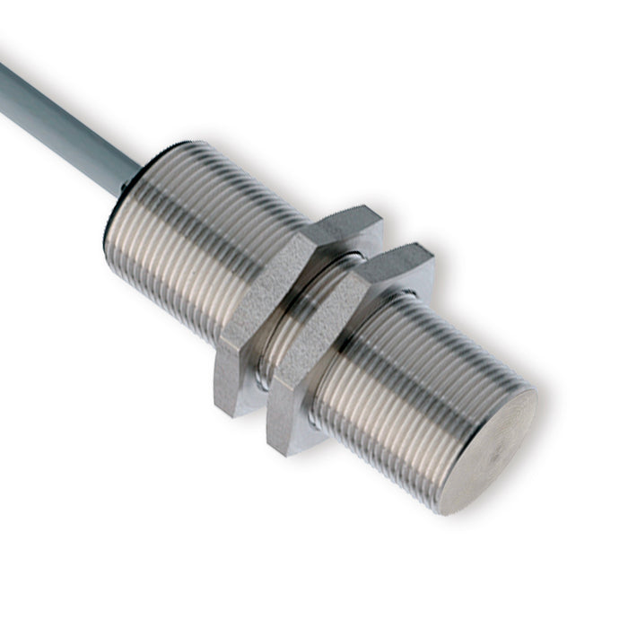 LCS1-1810P-A3U2-AMS – HTM Sensors M18 MetalHead Long Range All-Metal Proximity Sensor Shielded 10 mm PNP Normally Open IO Link 2 m