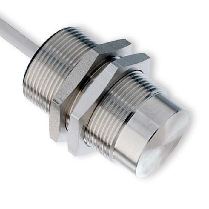 LCS2-3040N-A3U2-AMS – HTM Sensors M30 MetalHead Long Range All-Metal Proximity Sensor Unshielded 40 mm NPN NO 2 m Cable