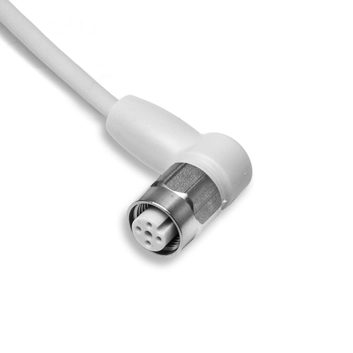 R-FA4TZ-V075-SS-IP69K – HTM Sensors Single Ended Cable M12 A-Coded Female Angled PVC 5 m 4 Pole IP69K