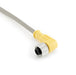 R-FA4TZ-V0725 (GRAY) – HTM Sensors Single Ended Cable M12 A-Coded Female Angled PVC 25 m 4 Pole