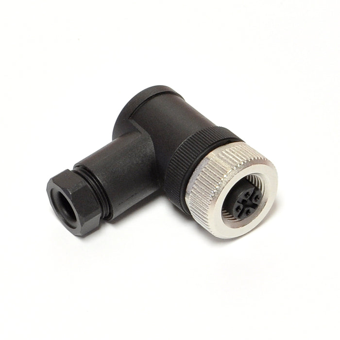 R-FA5KZ/PG7 – HTM Sensors M12 Field Connector Female Angled Connector 5 Pin Quick-Connect PG7 Gland