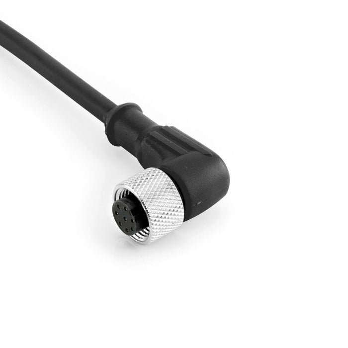 R-FA8TZ-V095 – HTM Sensors M12 Female Cable Angled Connector 8 Pins PVC 5 m Length