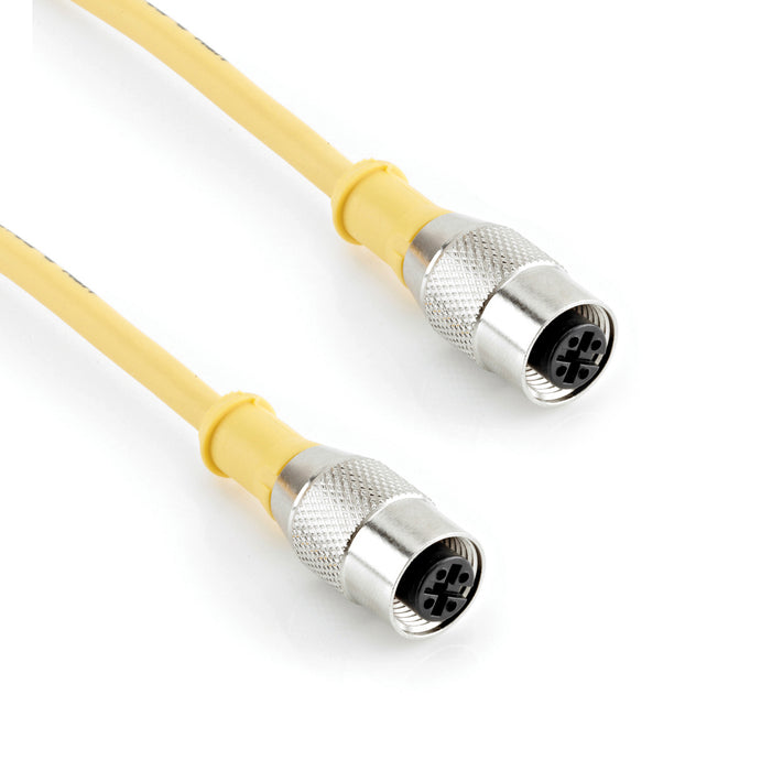 R-FS4TZ-V075+R-FS4TZ-V075 – HTM Sensors M12 Sensor Cable Female Straight to Female Straight PVC 5 m