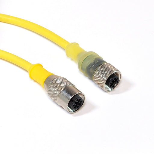 R-FS4/3TZ-Y072+R-FS4/3TP-Y072/A – HTM Sensors M12 Double Ended Sensor Cable Female Straight to Female Straight 3 Pin with LED