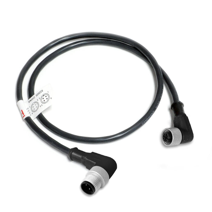 R-MA4TZ-S075+R-FA4TZ-S075 – HTM Sensors Double Ended Cable Male Angled Female Angled 4 Pin 5 m Silicone