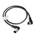 R-MA4TZ-S075+R-FA4TZ-S075 – HTM Sensors Double Ended Cable Male Angled Female Angled 4 Pin 5 m Silicone