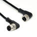 R-MA4TZ-Y070.3+R-FA4TZ-Y070.3 – HTM Sensors Double Ended Cable M12 A-Coded Male Angled M12 A-Coded Female Angled 4 Pin 0.3 m PUR/PVC
