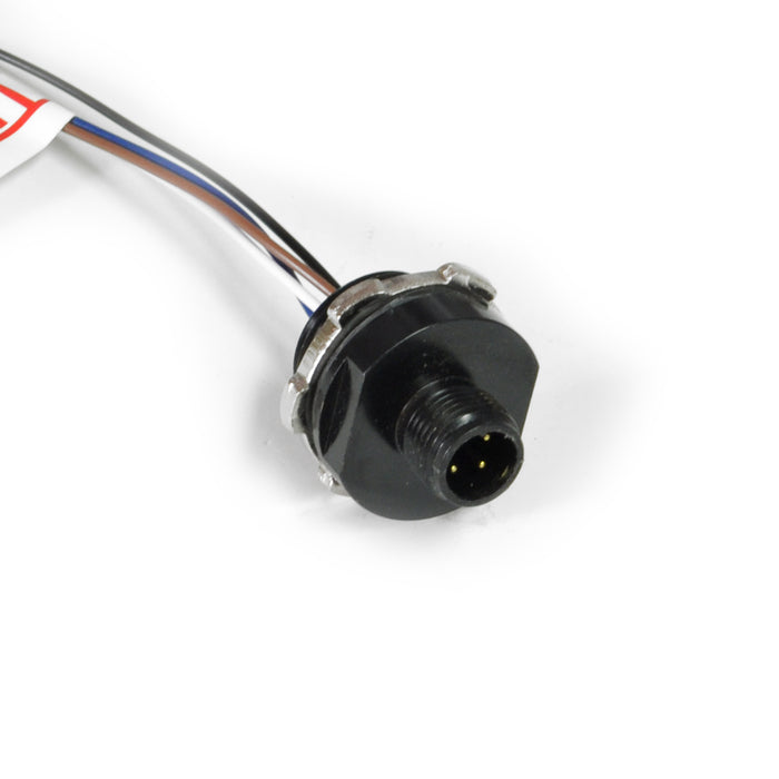 R-MS4FZ/2M/1/2-14NPT – HTM Sensors Cable M12 Sensor Panel Mount Male Straight 2m Lead