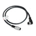 R-MS4TZ-S070.6+R-FA4TZ-S070.6 – HTM Sensors Double Ended Cable Male Straight Female Angled 4 Pin 0.6 m Silicone