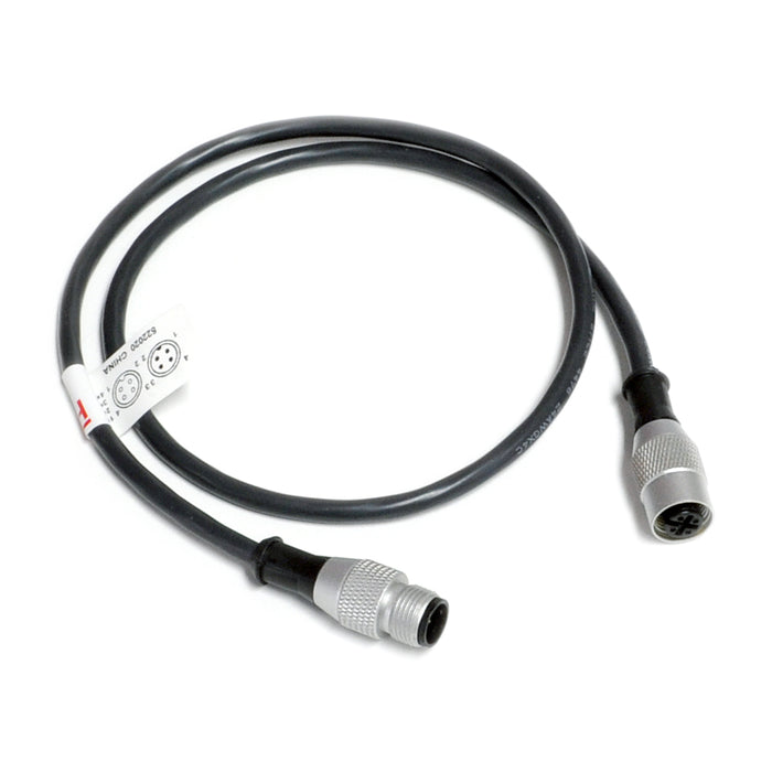 R-MS4TZ-S072+R-FS4TZ-S072 – HTM Sensors Double Ended Cable Male Straight Female Straight 4 Pin 2 m Silicone