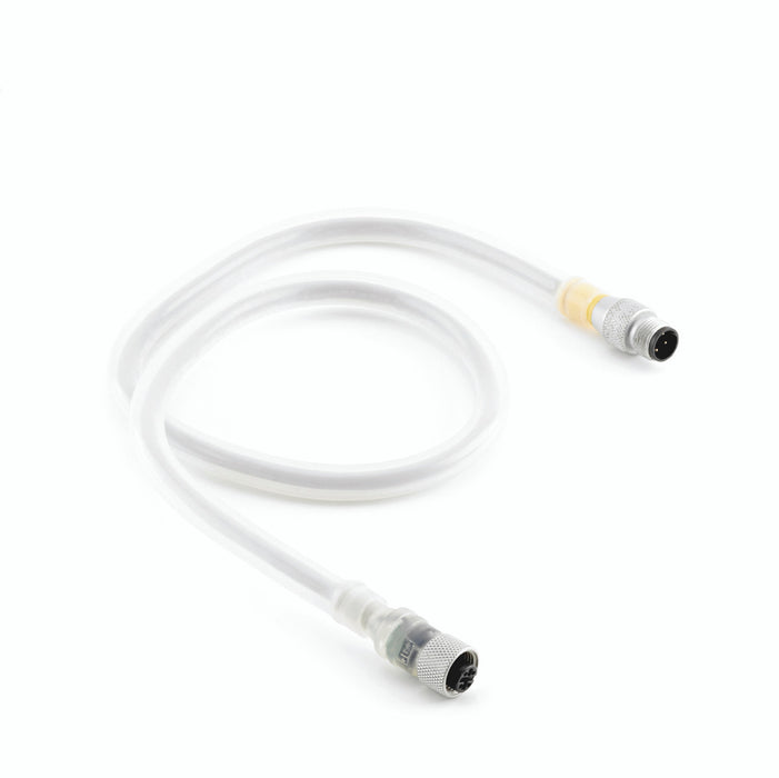 R-MS4TZ-T075 + R-FS4/3TP-T075-S – HTM Sensors M12 Double-Ended Cable M12 Male Straight to M12 Female Straight, 5 m length, Durable TPE