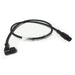R-MS4TZ-T661+R-FA4TZ-T661 – HTM Sensors M12 Double Ended Cable 4 Pin Male Straight - Female Angled TPE Jacket High Flex 1m Length