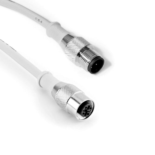 R-MS4TZ-V075+R-FS4TZ-V075 (GREY PVC) – HTM Sensors Double Ended Cable M12 Male Straight M12 Female Straight PVC 5 m 4 Pin