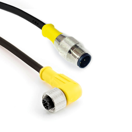 R-MS4TZ-Y071+R-FA4TZ-Y071 BLK PUR YELLCON – HTM Sensors M12 Double Ended Cable M12 Male Straight