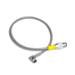 R-MS4/3TZ-T070.3+C-FA3TP-T070.3 – HTM Sensors M12 Double Ended Cable M12 Male Straight to M8 Female Angled TPE Jacket 0.3 m Length LED