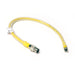 R-MS4/3TZ-V070.3+C-FS3TZ-V070.3-S – HTM Sensors Double Ended Cable M12 Male Straight M8 Female Straight PVC 0.3 m 3 Pin with Silicone Jacket