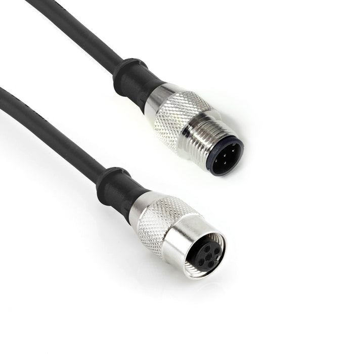 R-MS5TZ-V073+R-FS5TZ-V073/BLK – HTM Sensors M12 Double Ended Cable PVC 5 Pin 3m Length Black