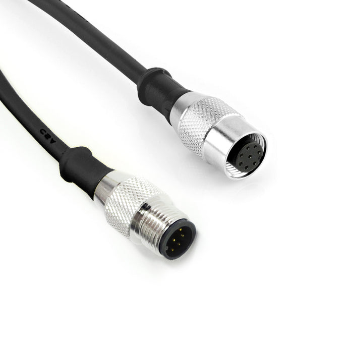 R-MS8TZ-V961+R-FS8TZ-V961 – HTM Sensors M12 Double Ended Cable M12 Male Straight M12 Female Straight 8-pin 1 m