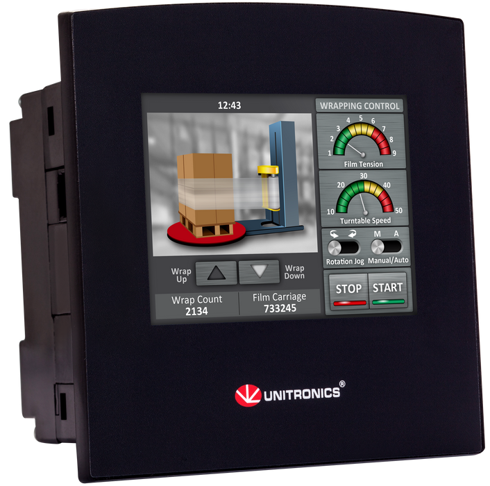 SM35 – Unitronics Samba 3.5" PLC + HMI Touchscreen (All Variants)