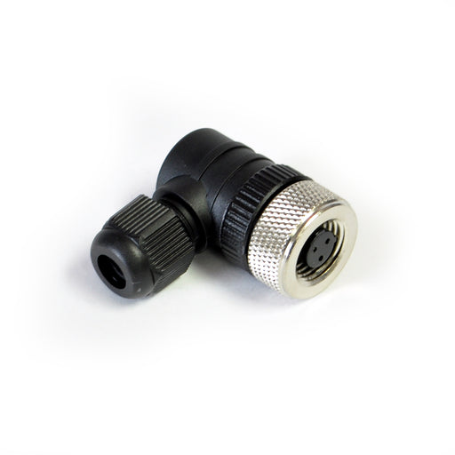 U-FA3KA/PG7 – HTM Sensors M12 Field Connector Female Angled 3 Pin 1/2-20" for AC Connections PG7 Connector Gland